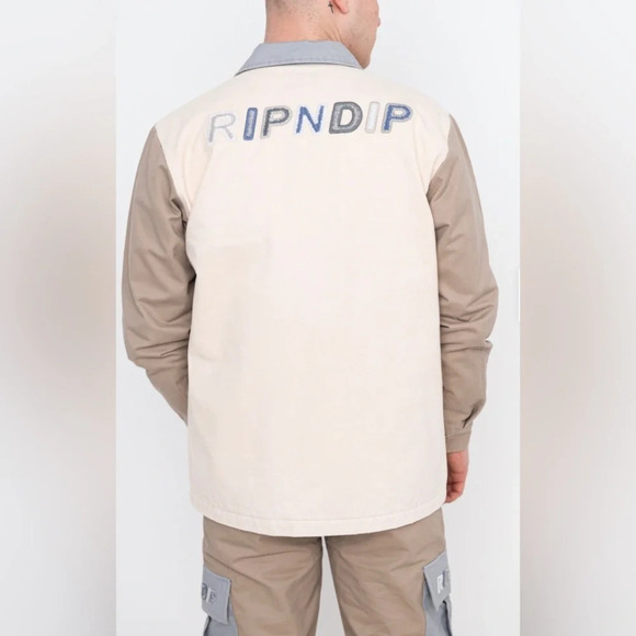 Ripndip Holy Cargo Streetwear Cotton button Jacket  Sz S - Picture 3 of 15